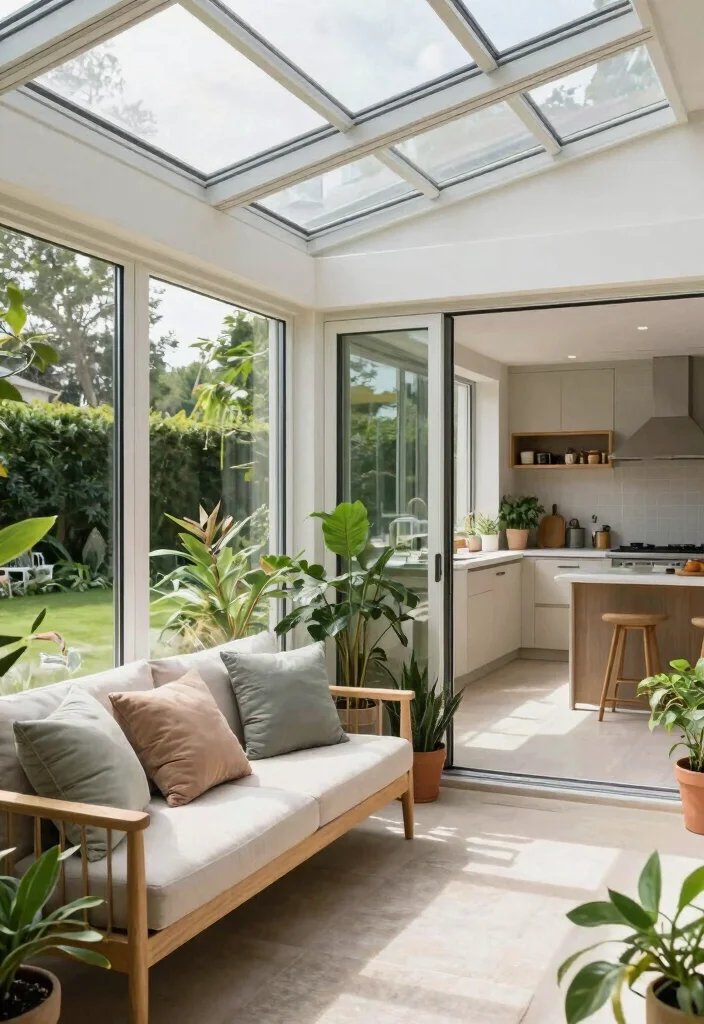 14 Kitchen Extension Ideas That Truly Add Space 6. Consider a Sunroom Extension 0