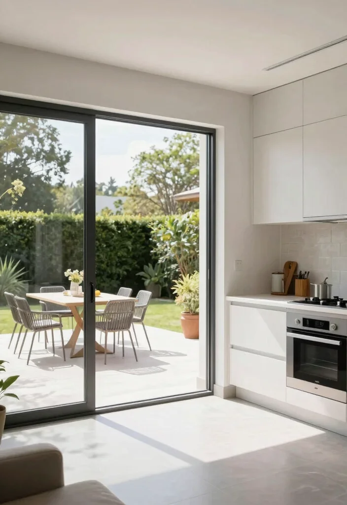 14 Kitchen Extension Ideas That Truly Add Space 8. Add Sliding Doors 0