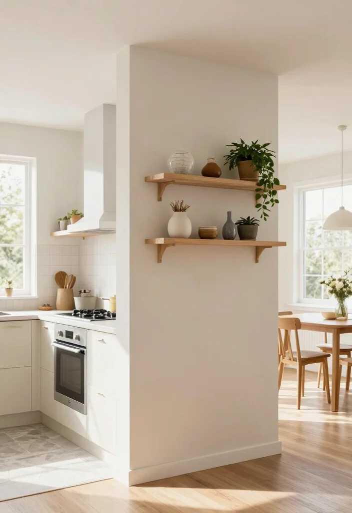 14 Kitchen Extension Ideas That Truly Add Space 9. Feature a Partial Wall 0