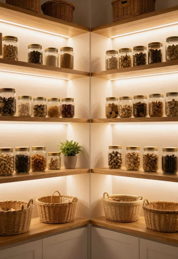 14 Kitchen Pantry Ideas That Make Storage Effortless 12. Smart Lighting Solutions 0
