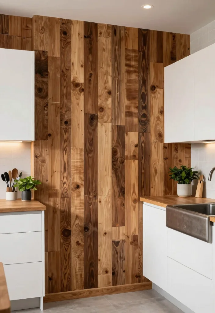 14 Kitchen Wall Ideas That Instantly Add Character 6. Textured Wall Panels 0