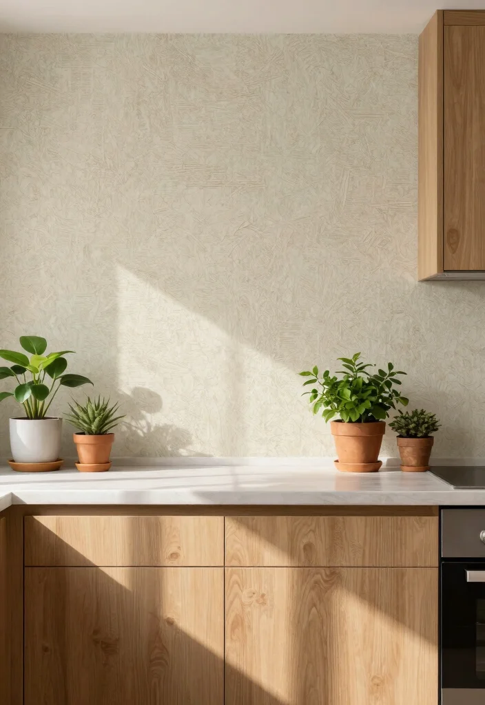 14 Kitchen Wallpaper Ideas That Make a Big Statement 10. Eco Friendly Materials 0