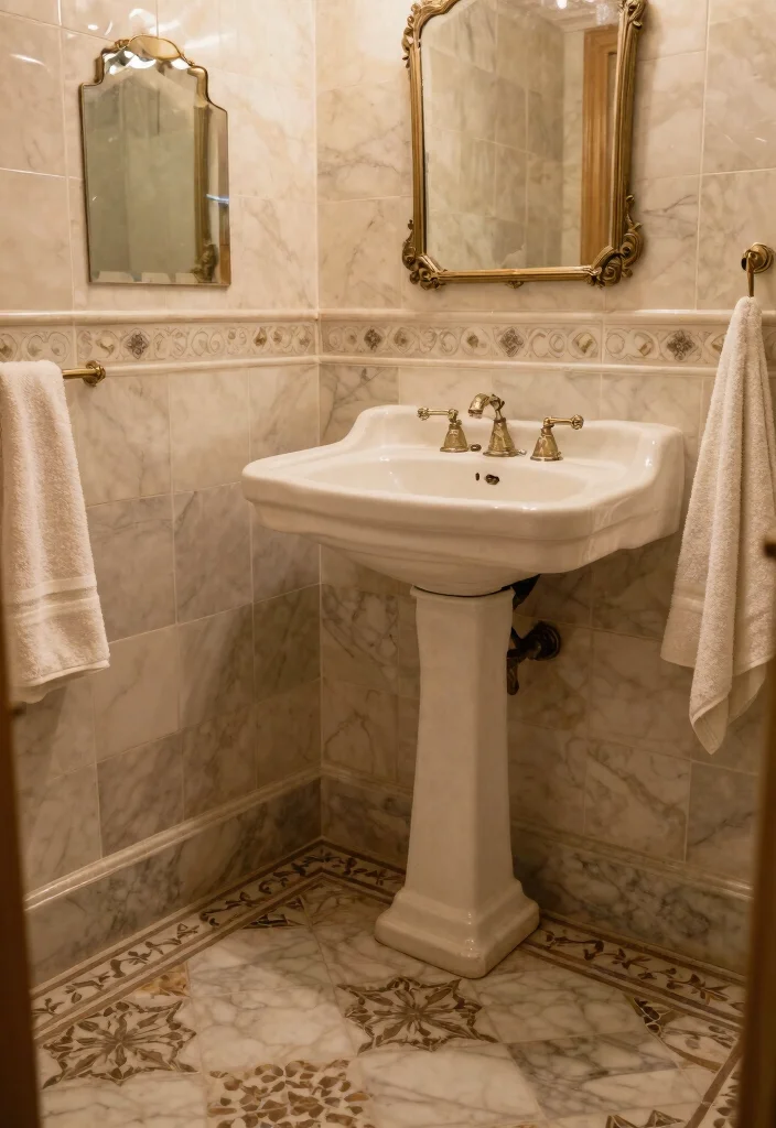 14 Marble Bathroom Ideas That Always Look Expensive 28 14 Marble Bathroom Ideas That Always Look Expensive 8. Vintage Marble Inspirations 0