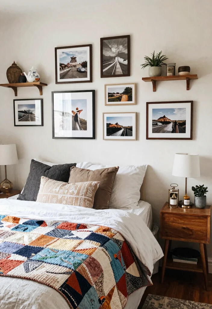 14 Moody Bedroom Ideas with Dark Cozy Atmosphere 14. Customize with Personal Touches 0