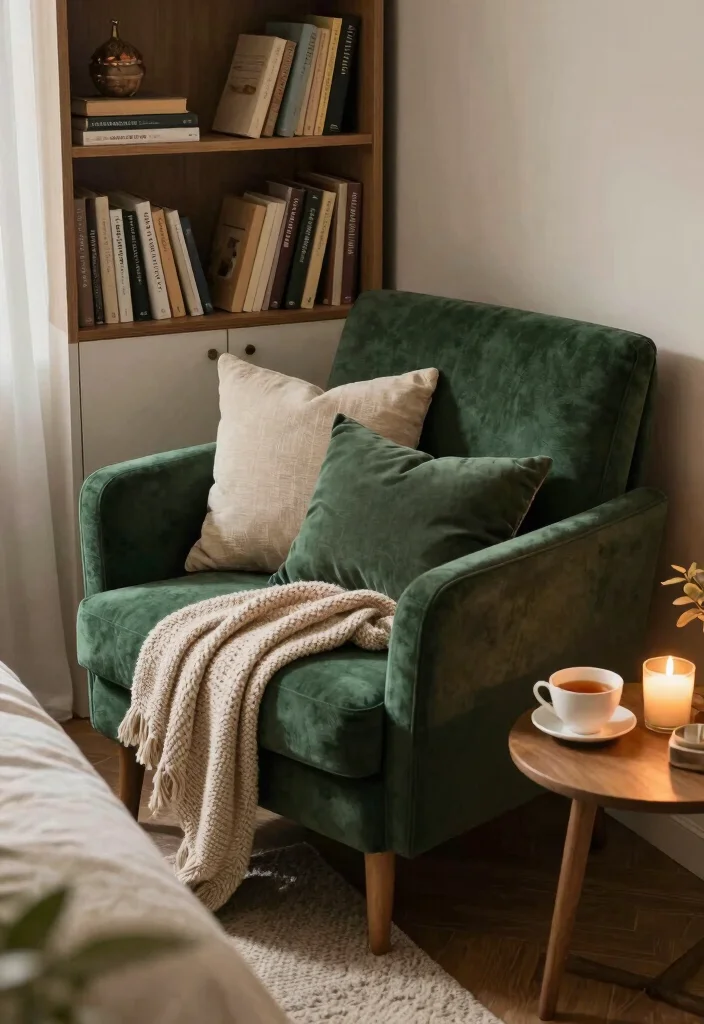 14 Moody Bedroom Ideas with Dark Cozy Atmosphere 9. Create Cozy Nooks 0