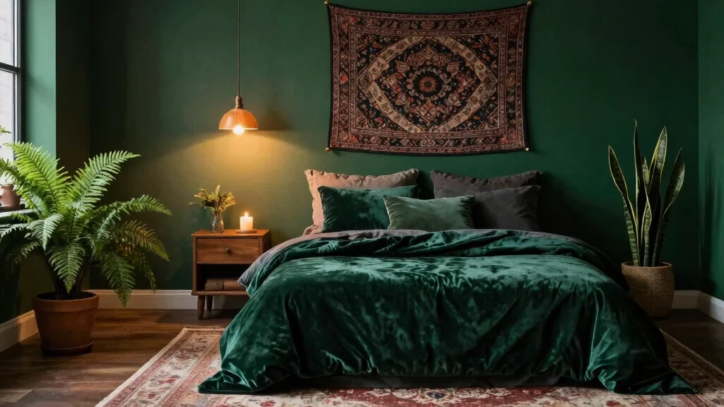 14 Moody Bedroom Ideas with Dark Cozy Atmosphere