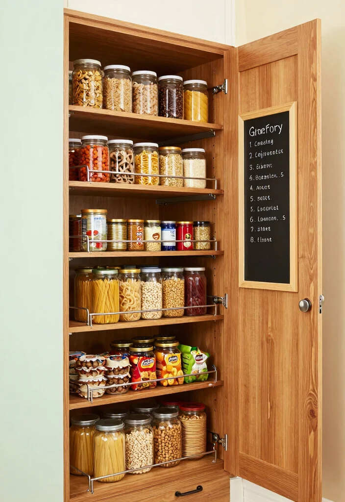 14 Smart Kitchen Ideas That Make Life Easier 2. Pull Out Pantry Shelves 0