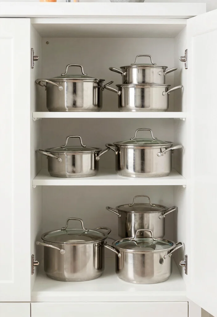 14 Smart Kitchen Ideas That Make Life Easier 7. Stackable Cookware 0