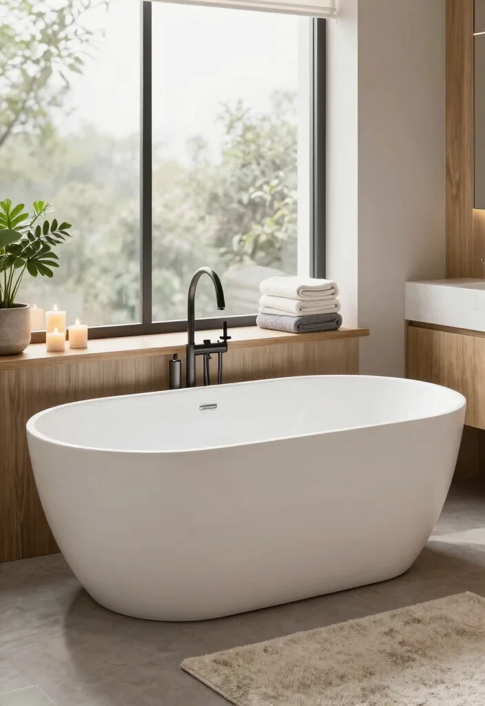 15 Bathroom Renovation Ideas That Add Value Fast 1. Luxurious Freestanding Tubs 0