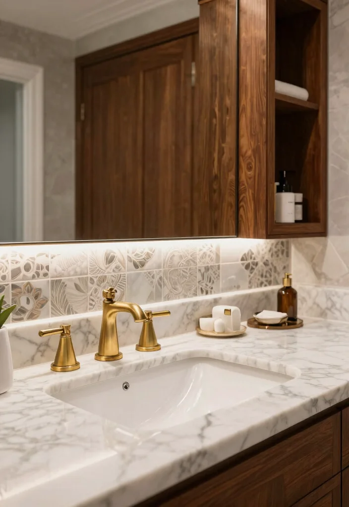 15 Bathroom Renovation Ideas That Add Value Fast 15. High End Finishes for a Luxurious Feel 0