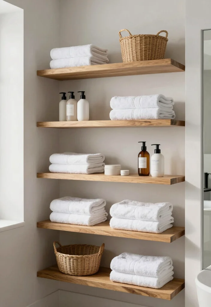 15 Large Bathroom Ideas That Feel Like a Private Spa 11. Innovative Storage Solutions 0