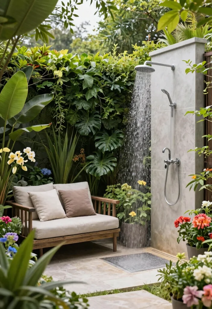 15 Large Bathroom Ideas That Feel Like a Private Spa 13. Private Outdoor Spaces 0