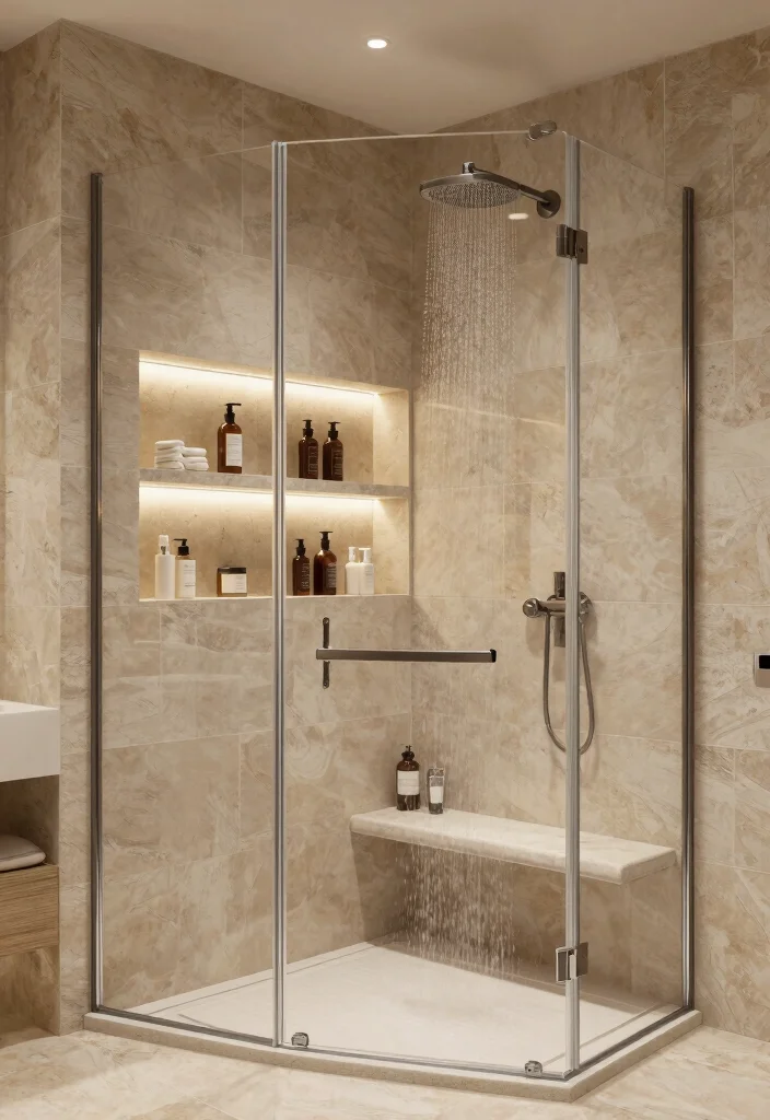 15 Large Bathroom Ideas That Feel Like a Private Spa 2. Spa Inspired Shower Areas 0