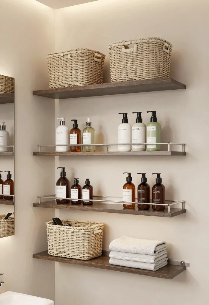 18 Luxury Bathroom Ideas That Feel Hotel Worthy 13. Smart Storage Solutions 0