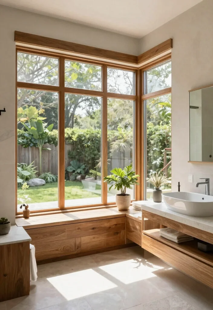 18 Luxury Bathroom Ideas That Feel Hotel Worthy 16. Outdoor Inspiration 0