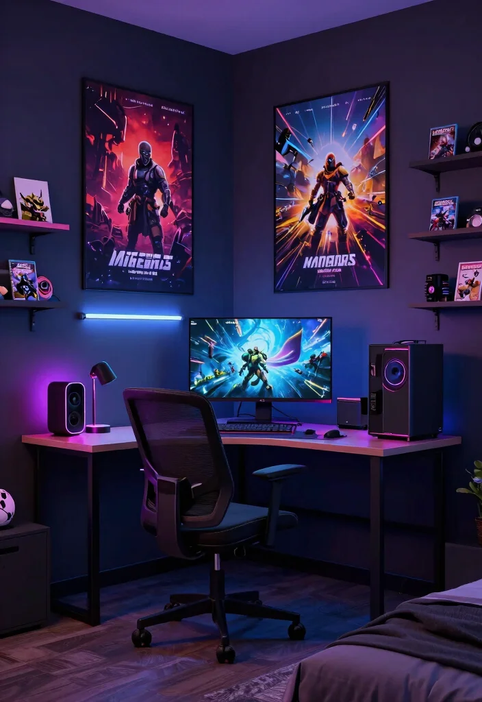 9 Bloxburg Bedroom Ideas Everyone Is Saving 3. Modern Gamers Paradise 0