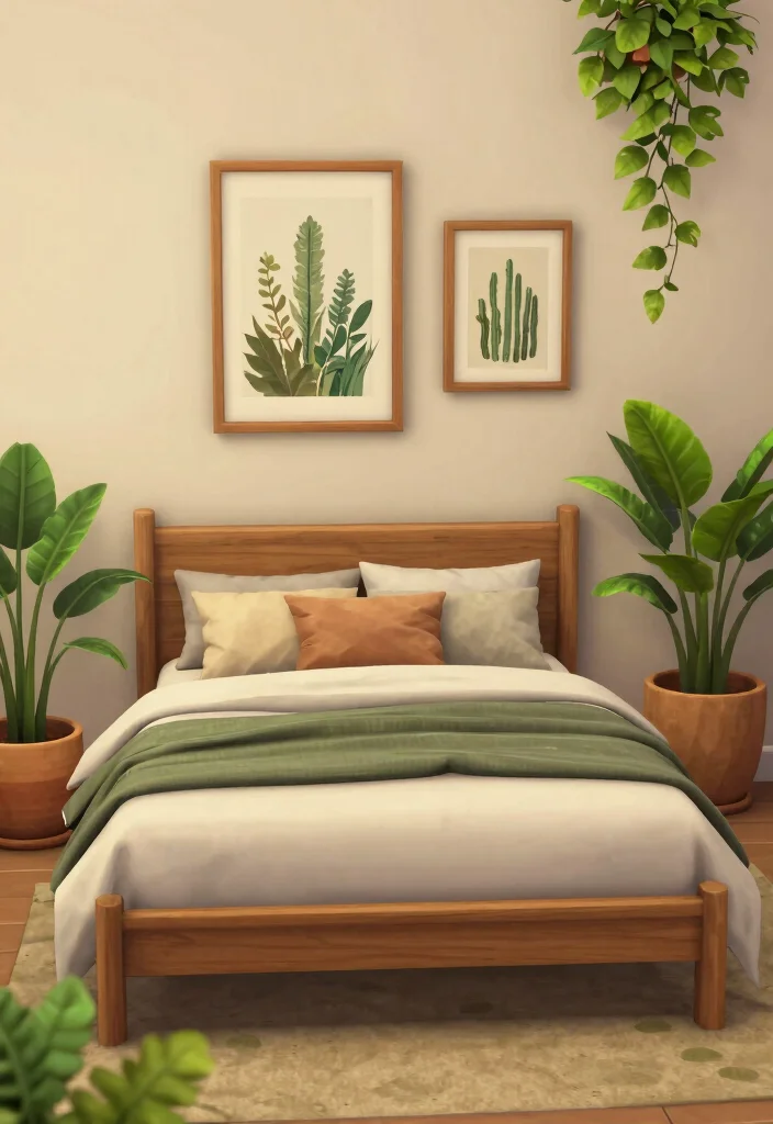 9 Bloxburg Bedroom Ideas Everyone Is Saving 6. Nature Inspired Escape 0